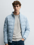 Ketch Men Teal Puffer Jacket - Teal - Image 1