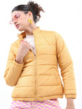Ketch Women Yellow Puffer Jacket - Yellow - Image 1