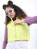 Ketch Women Green Puffer Jacket - Green - Image 1
