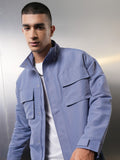 Ketch Men Navy Blue Solid Tailored Jacket - Navy Blue - Image 1