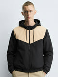 Ketch Men Beige Colourblocked Bomber Jacket - Beige - Image 1
