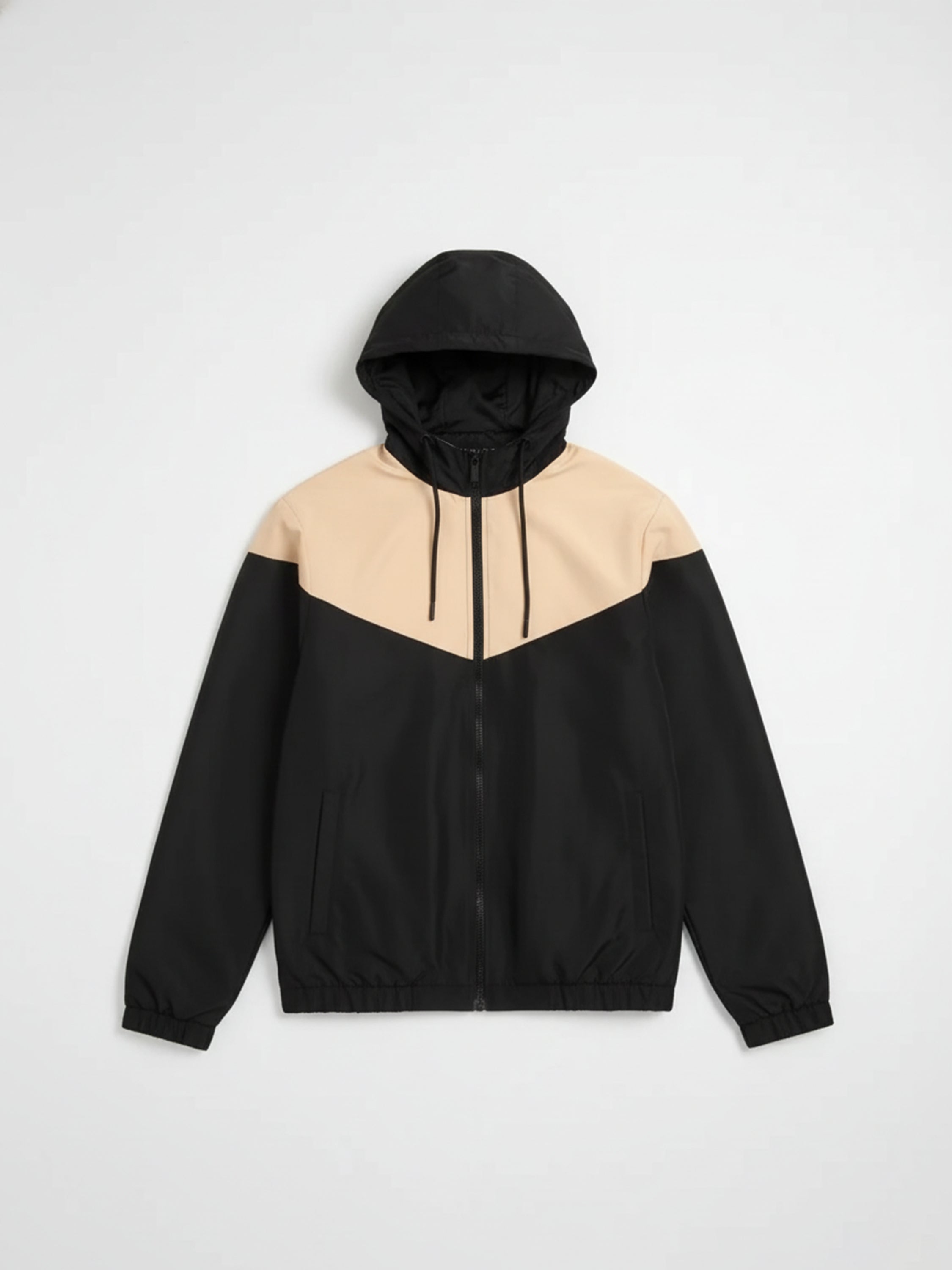 Ketch Men Beige Colourblocked Bomber Jacket - Beige - Image 4