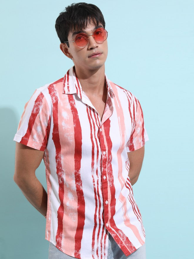 Highlander Men Multi Printed Slim Fit Casual Shirt - Multi - Image 4