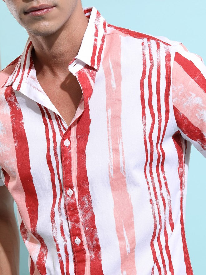 Highlander Men Multi Printed Slim Fit Casual Shirt - Multi - Image 5