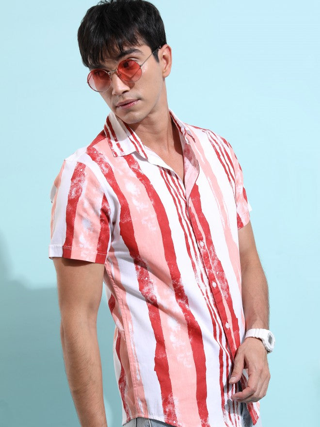Highlander Men Multi Printed Slim Fit Casual Shirt - Multi - Image 6