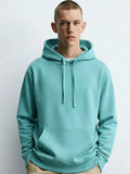 Ketch Men Blue Hooded Pullover Sweatshirt - Blue - Image 1