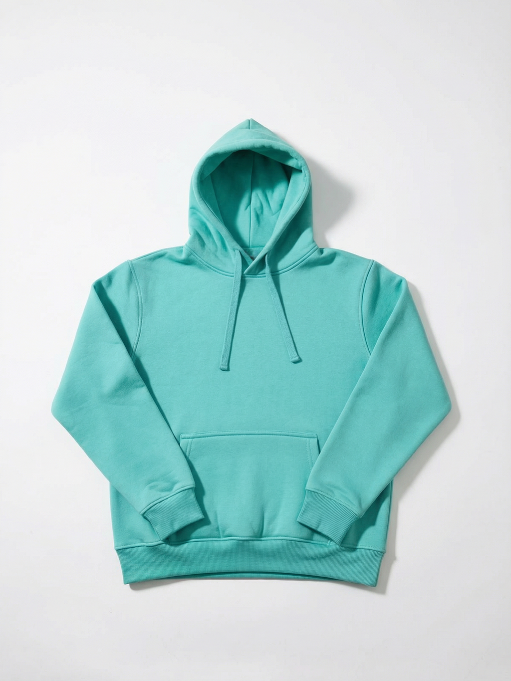 Ketch Men Blue Hooded Pullover Sweatshirt - Blue - Image 4