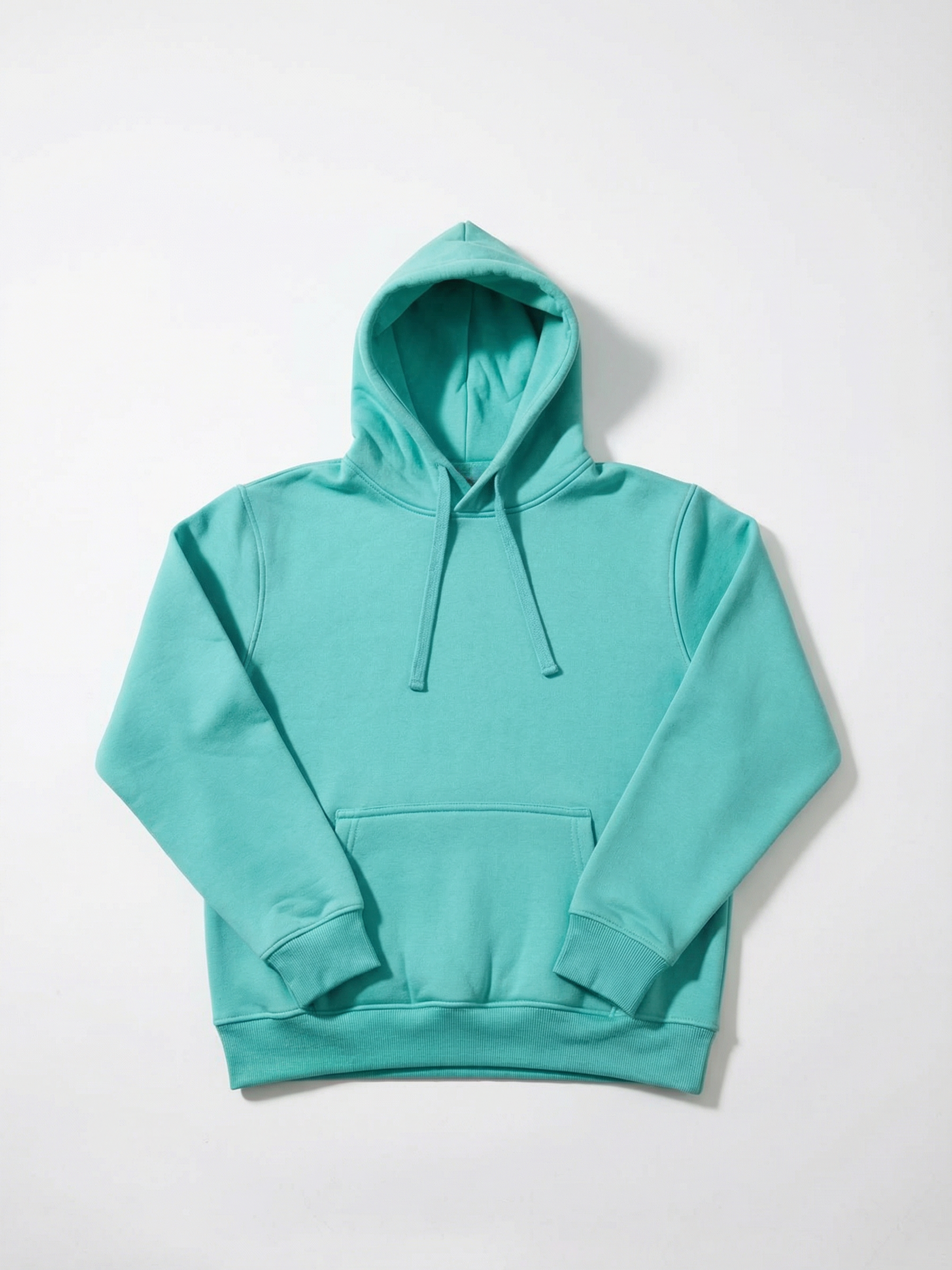Ketch Men Blue Hooded Pullover Sweatshirt - Blue - Image 4