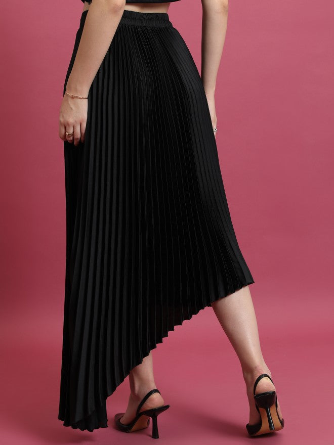 Ketch Women Black Mini Skirt - Black - Image 3