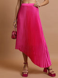 Ketch Women Pink Maxi Skirt - Pink - Image 1