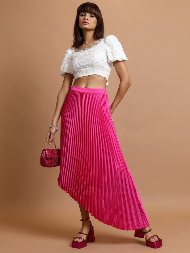 Ketch Women Pink Maxi Skirt - Pink - Image 2