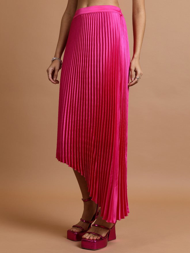 Ketch Women Pink Maxi Skirt - Pink - Image 4