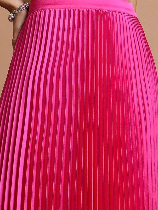 Ketch Women Pink Maxi Skirt - Pink - Image 5