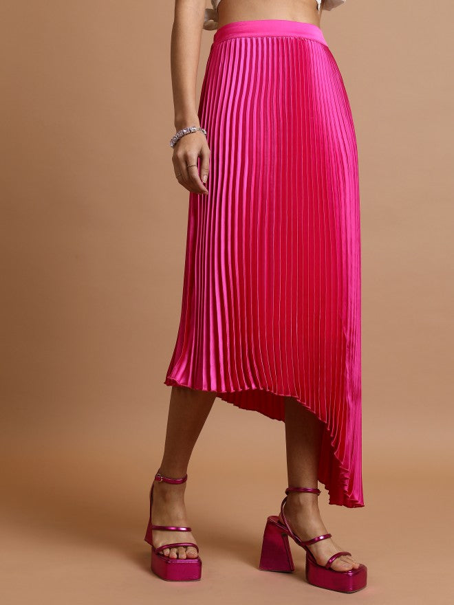 Ketch Women Pink Maxi Skirt - Pink - Image 6