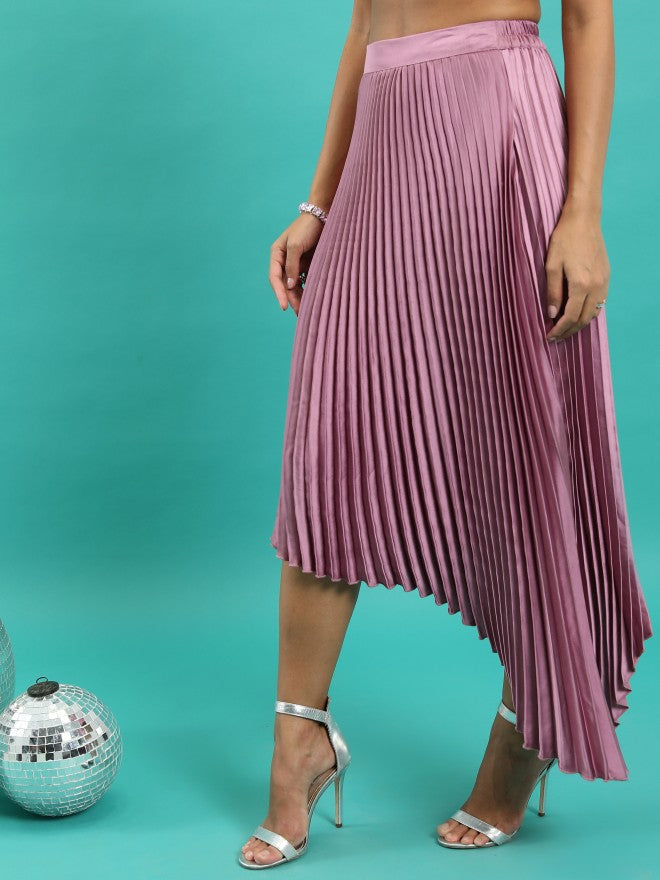 Ketch Women Pink Midi Skirt - Pink - Image 4