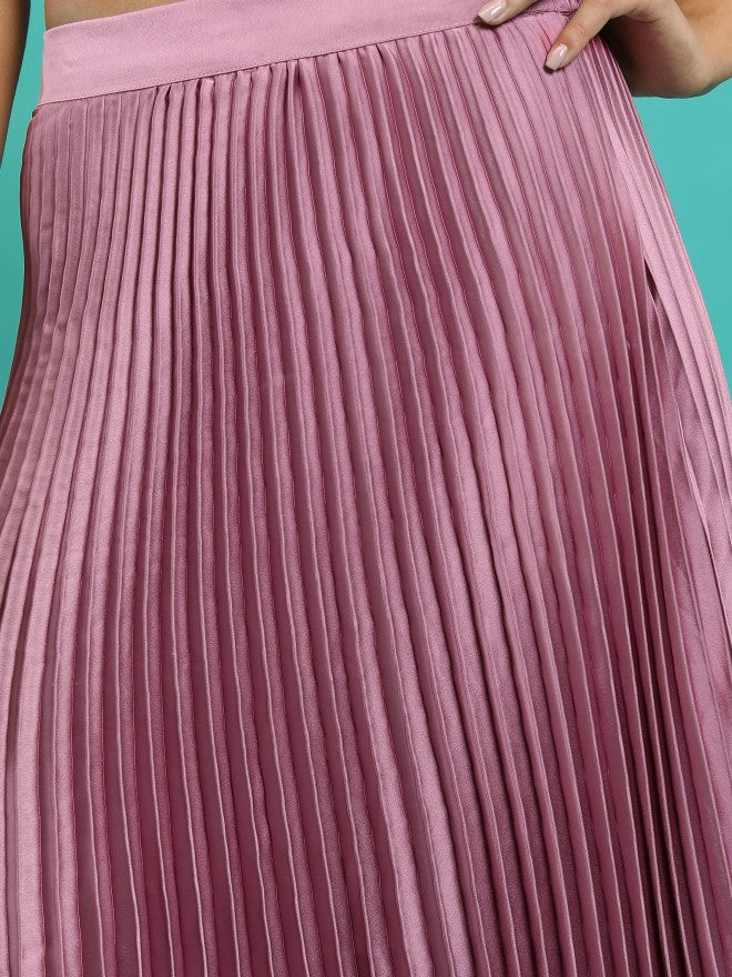 Ketch Women Pink Midi Skirt - Pink - Image 5