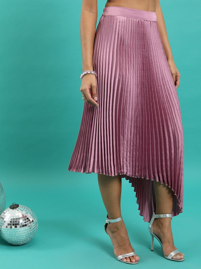 Ketch Women Pink Midi Skirt - Pink - Image 6