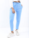 Ketch Women Blue Slim Fit Casual Track Pant - Blue - Image 1