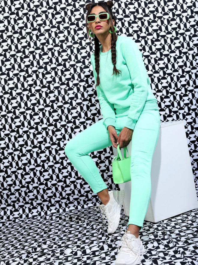 Ketch Women Green Solid Casual Track Pant - Green - Image 2