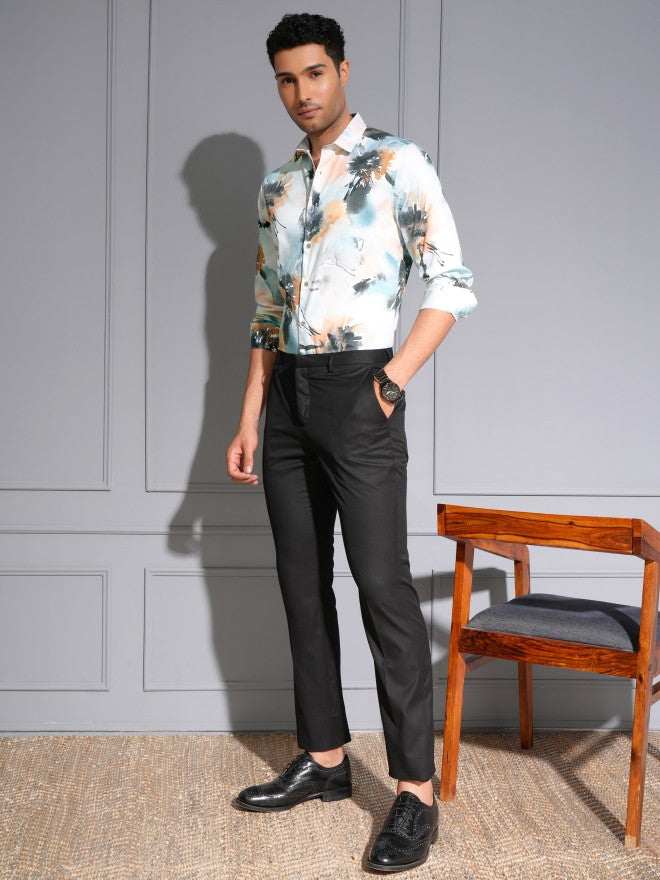 Locomotive Men Premium Multi Satin Printed Party Shirt - Multi - Image 2