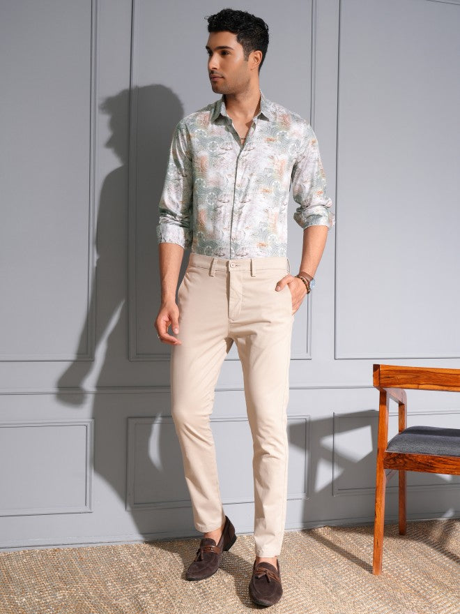 Locomotive Men Premium Multi Satin Printed Party Shirt - Multi - Image 2