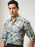 Locomotive Men Multi Printed Slim Fit Casual Shirt - Multi - Image 1