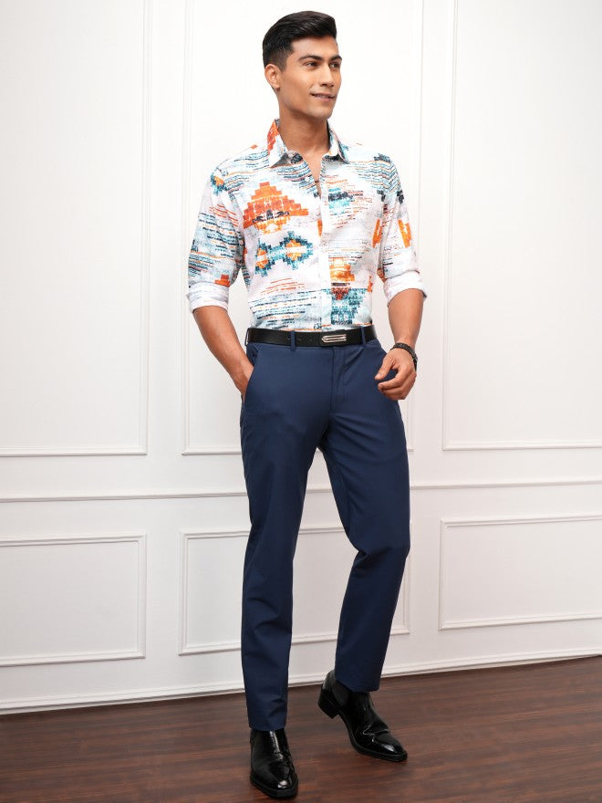 Locomotive Men Multi Printed Slim Fit Casual Shirt - Multi - Image 2