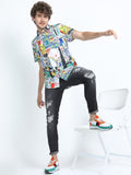 Highlander Men Multi Printed Slim Fit Casual Shirt - Multi - Image 1
