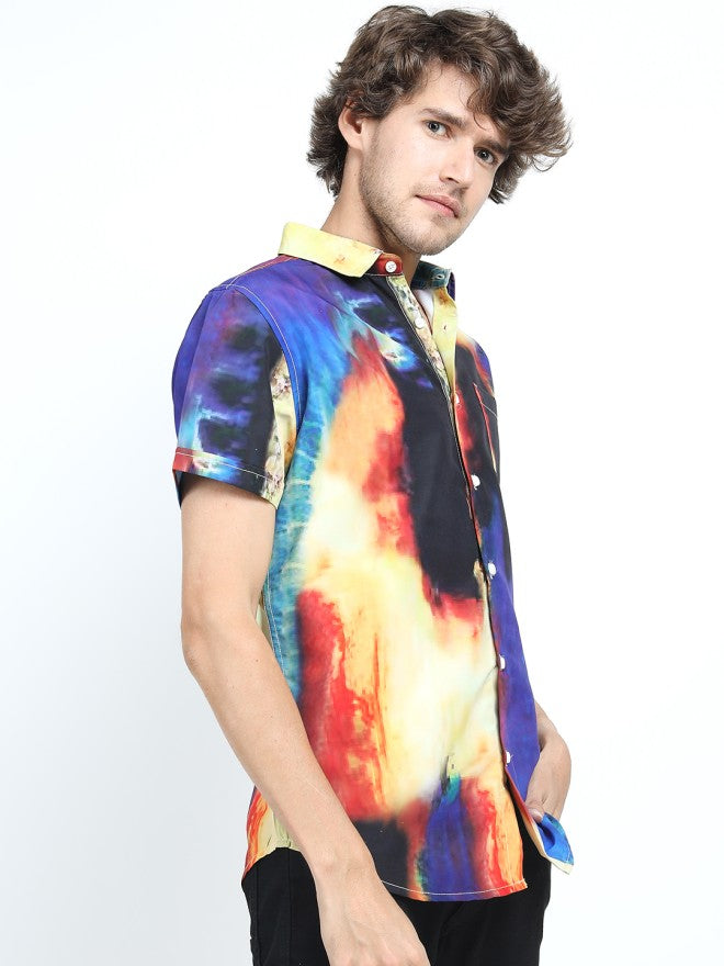 Locomotive Men Multi Printed Slim Fit Casual Shirt - Multi - Image 5