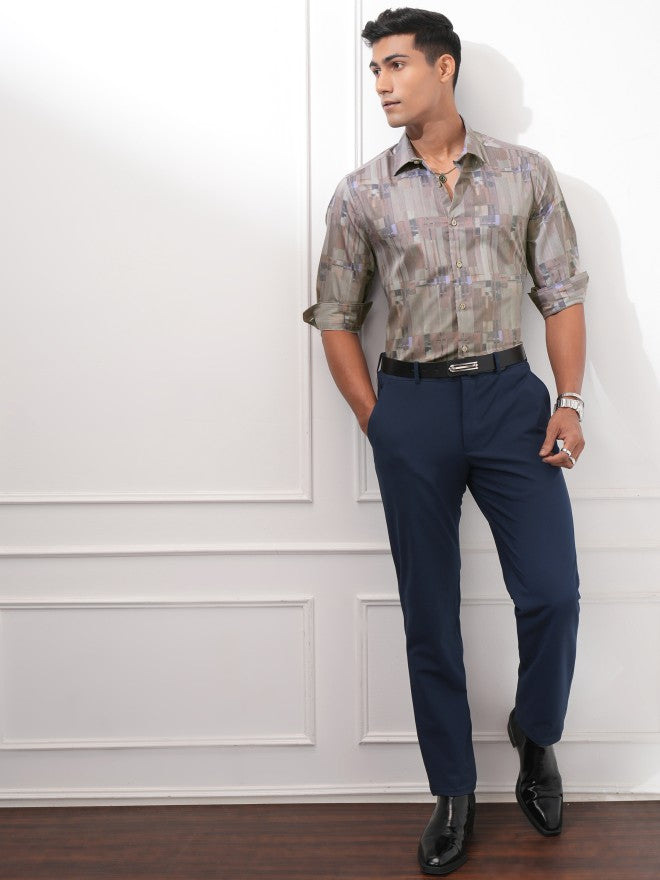 Locomotive Men Multi Printed Slim Fit Casual Shirt - Multi - Image 2