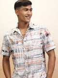 Locomotive Men Multi Printed Relaxed Fit Casual Shirt - Multi - Image 1