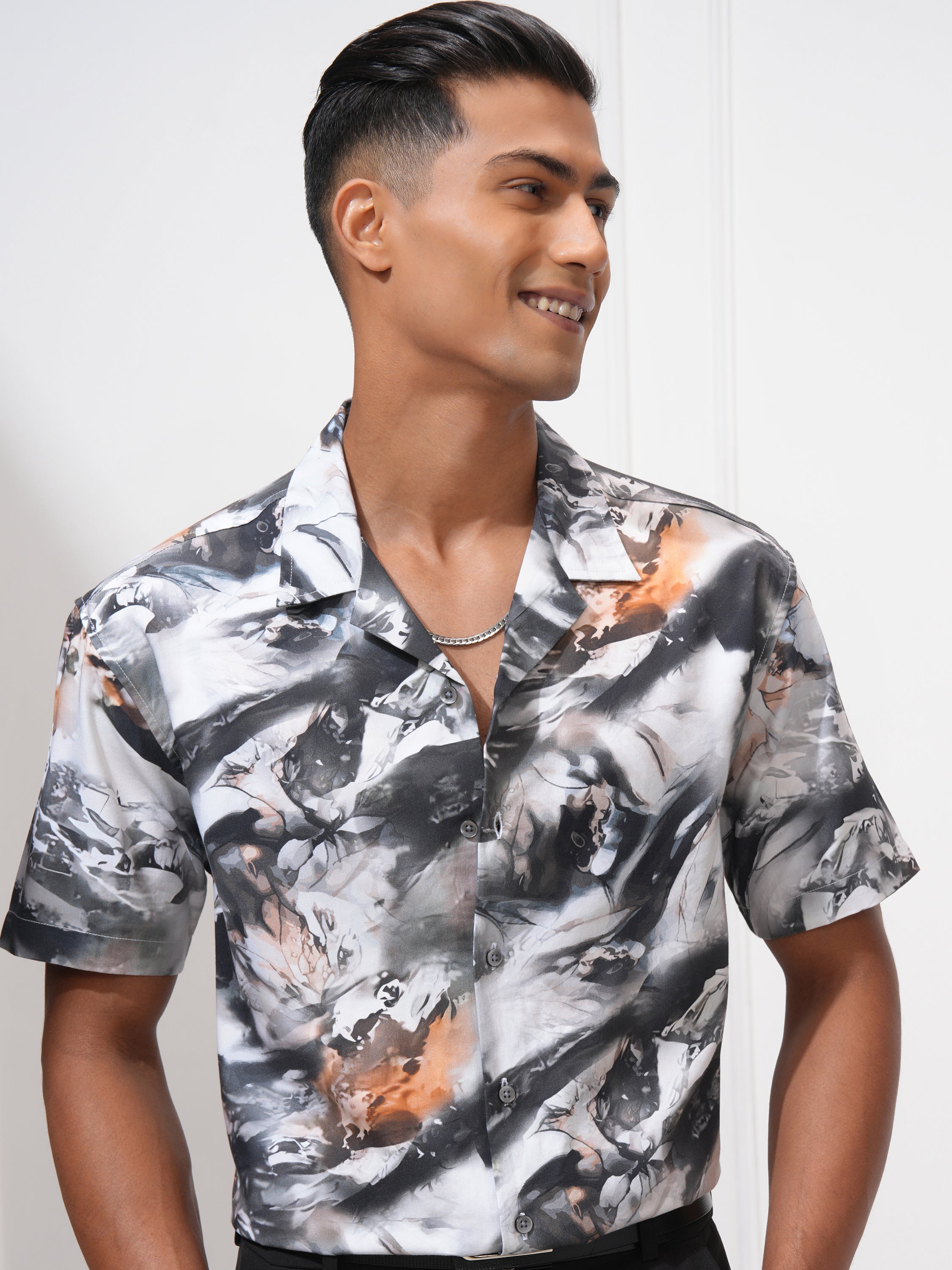 Locomotive Men Multi Printed Relaxed Fit Casual Shirt - Multi - Image 1
