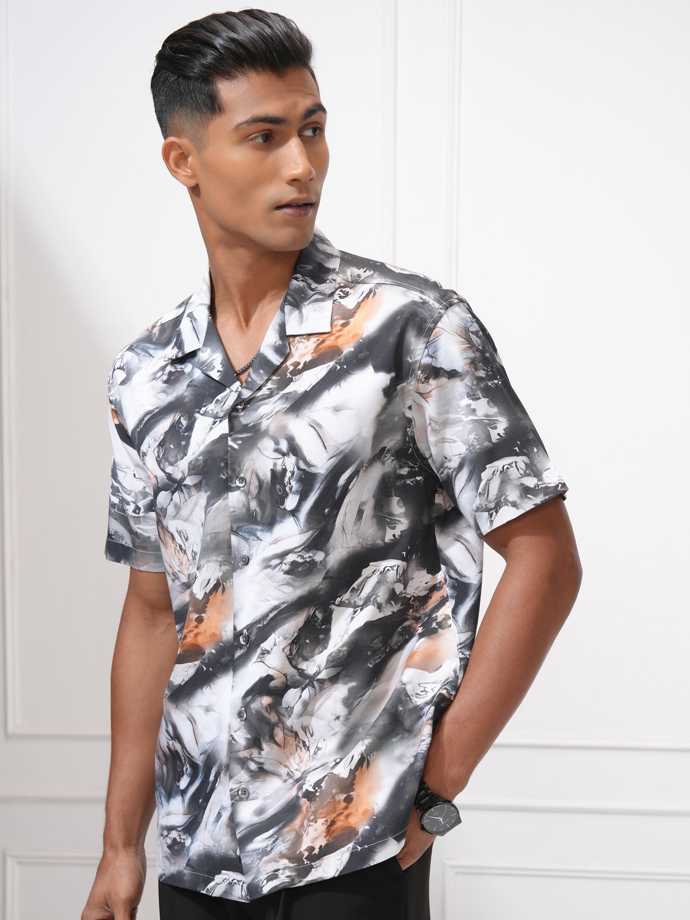 Locomotive Men Multi Printed Relaxed Fit Casual Shirt - Multi - Image 4