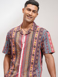 Locomotive Men Multi Printed Relaxed Fit Casual Shirt - Multi - Image 1