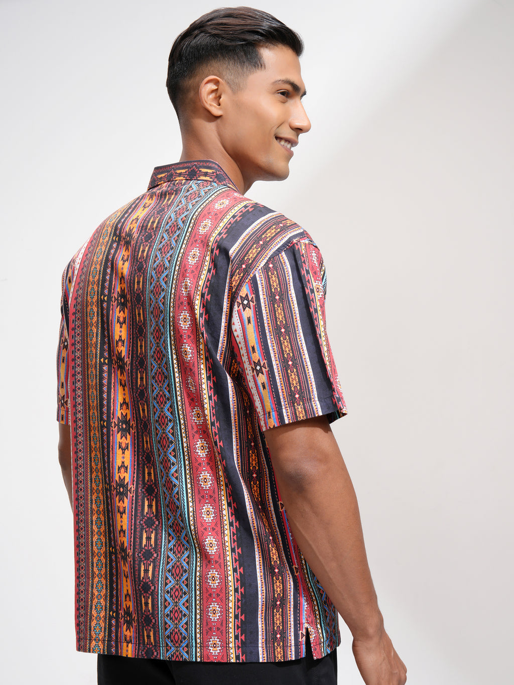 Locomotive Men Multi Printed Relaxed Fit Casual Shirt - Multi - Image 3