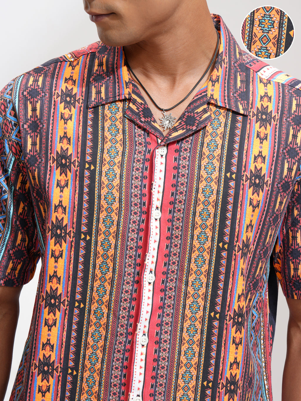 Locomotive Men Multi Printed Relaxed Fit Casual Shirt - Multi - Image 5
