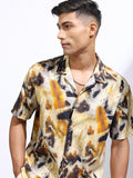 Locomotive Men Multicolour Printed Relaxed Fit Casual Shirt - Multi - Image 1
