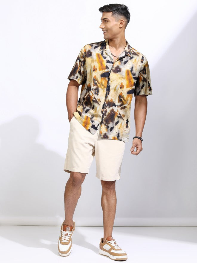 Locomotive Men Multicolour Printed Relaxed Fit Casual Shirt - Multi - Image 2