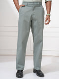 Locomotive Men Teal Regular Fit Solid Chinos - Teal - Image 1