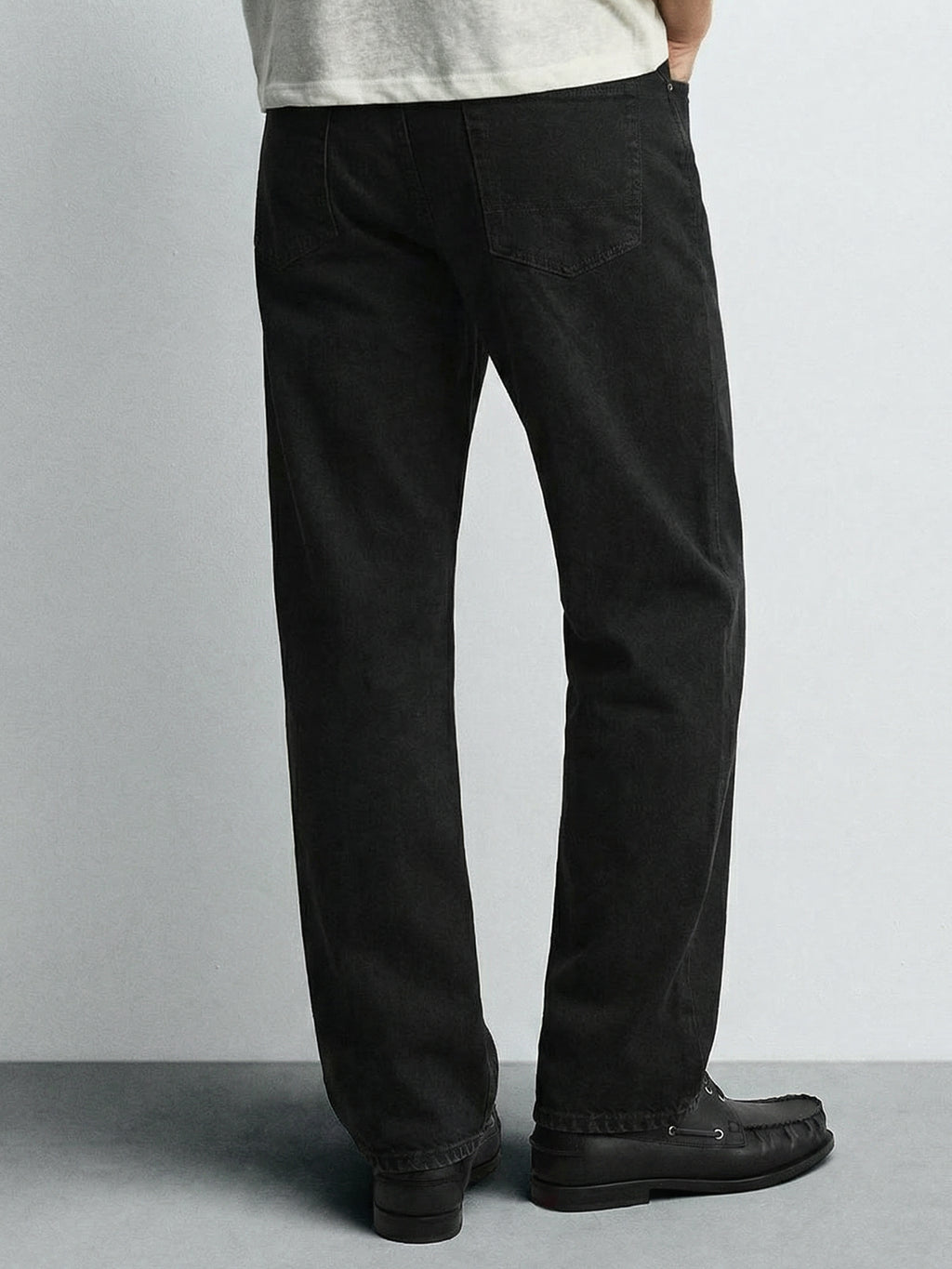 Purple By Highlander Men Black Loose Fit Fit Jeans - Black - Image 3