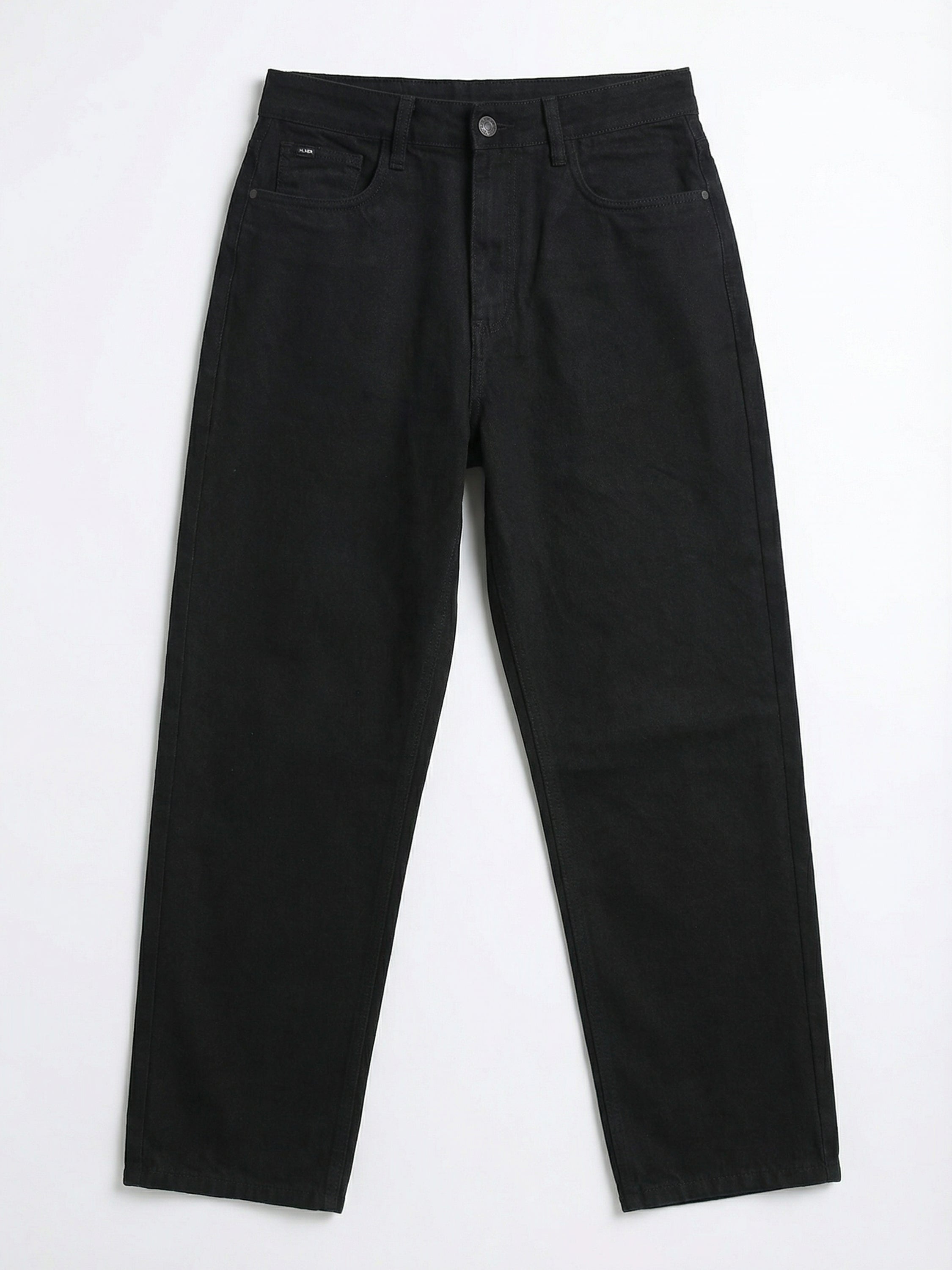 Purple By Highlander Men Black Loose Fit Fit Jeans - Black - Image 4
