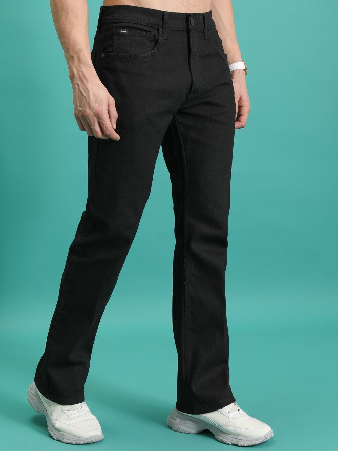 Purple By Highlander Men Black Straight Fit Jeans - Black - Image 6