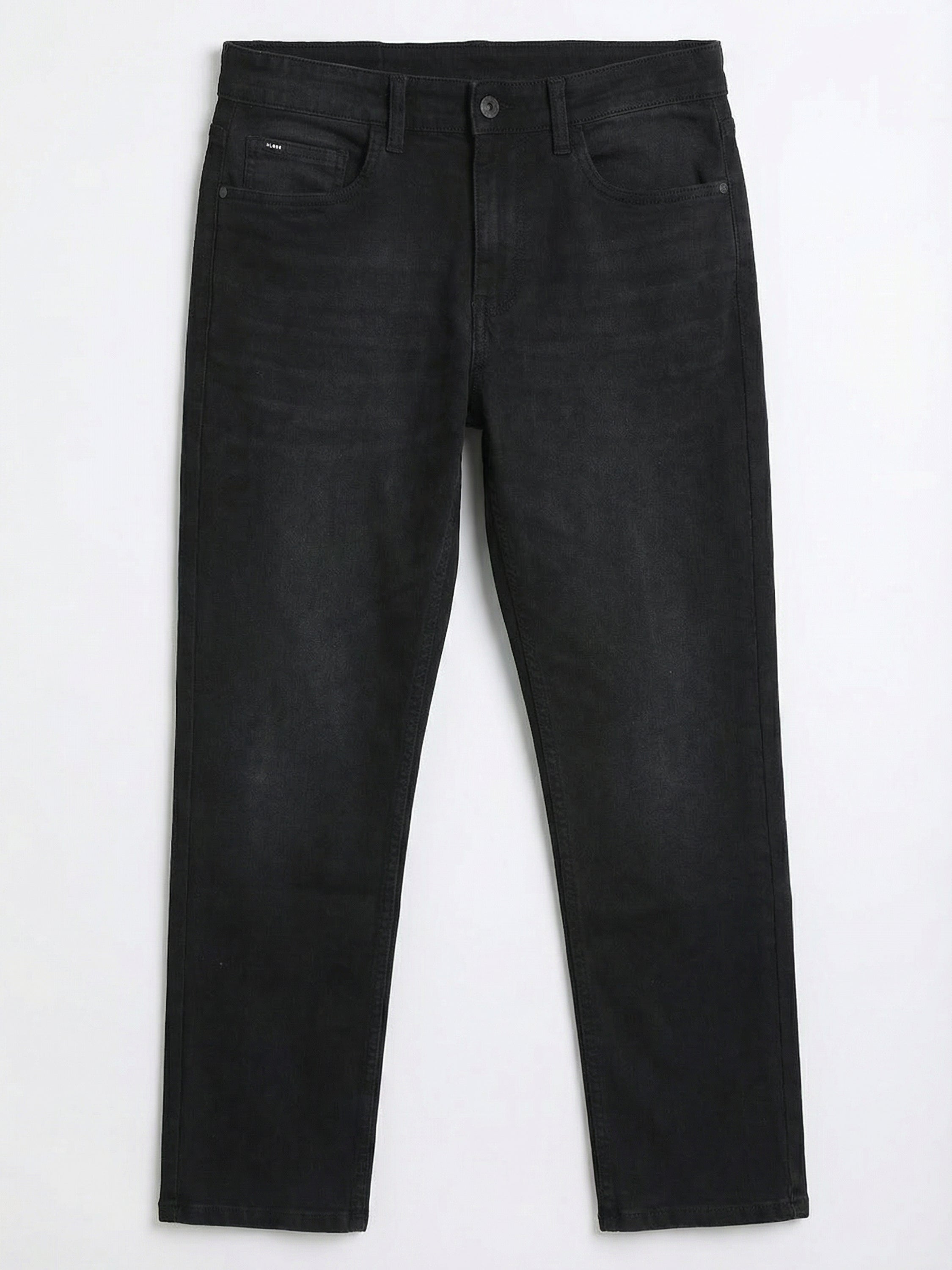 Purple By Highlander Men Black Slim Fit Stretchable Jeans - Black - Image 4