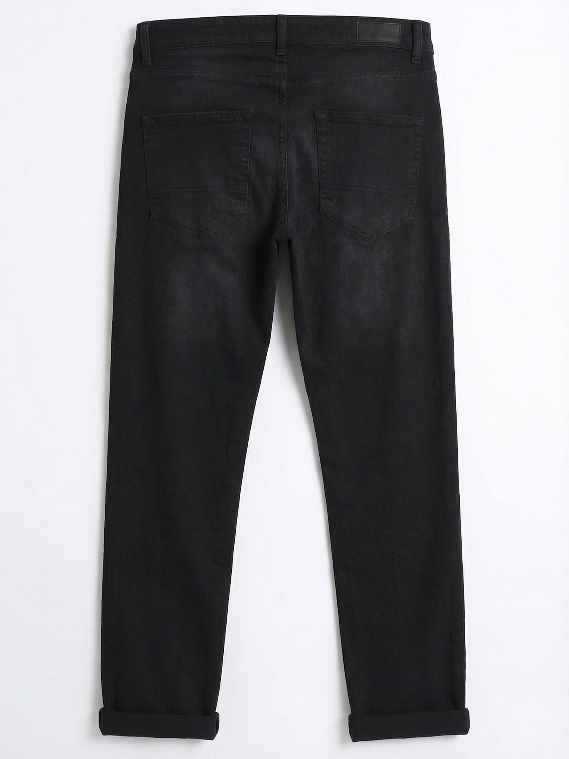 Purple By Highlander Men Black Slim Fit Stretchable Jeans - Black - Image 5