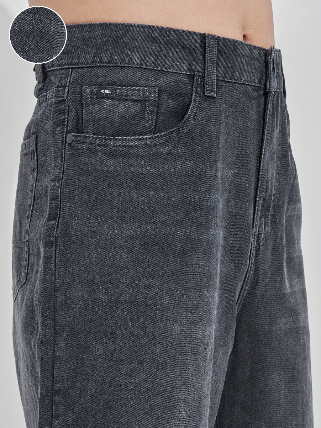 Purple By Highlander Men Grey Relaxed Fit Jeans - Grey - Image 5