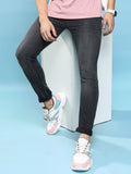Purple By Highlander Men Grey Skinny Fit Jeans - Grey - Image 1
