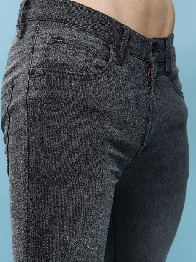Purple By Highlander Men Grey Skinny Fit Jeans - Grey - Image 5