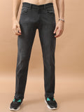 Purple By Highlander Men Grey Straight Fit Stretchable Jeans - Grey - Image 1