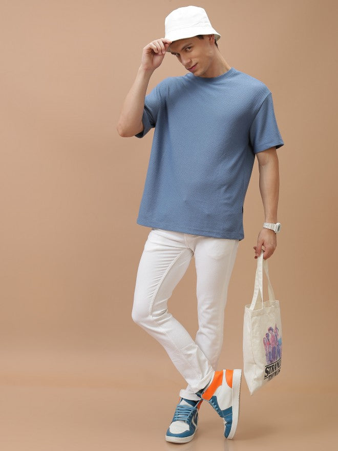 Highlander Men White Skinny Fit Stretchable Jeans - White - Image 2