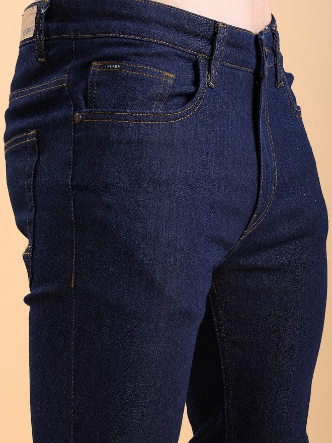Highlander Men Indigo Skinny Fit Stretchable Jeans - Blue - Image 5